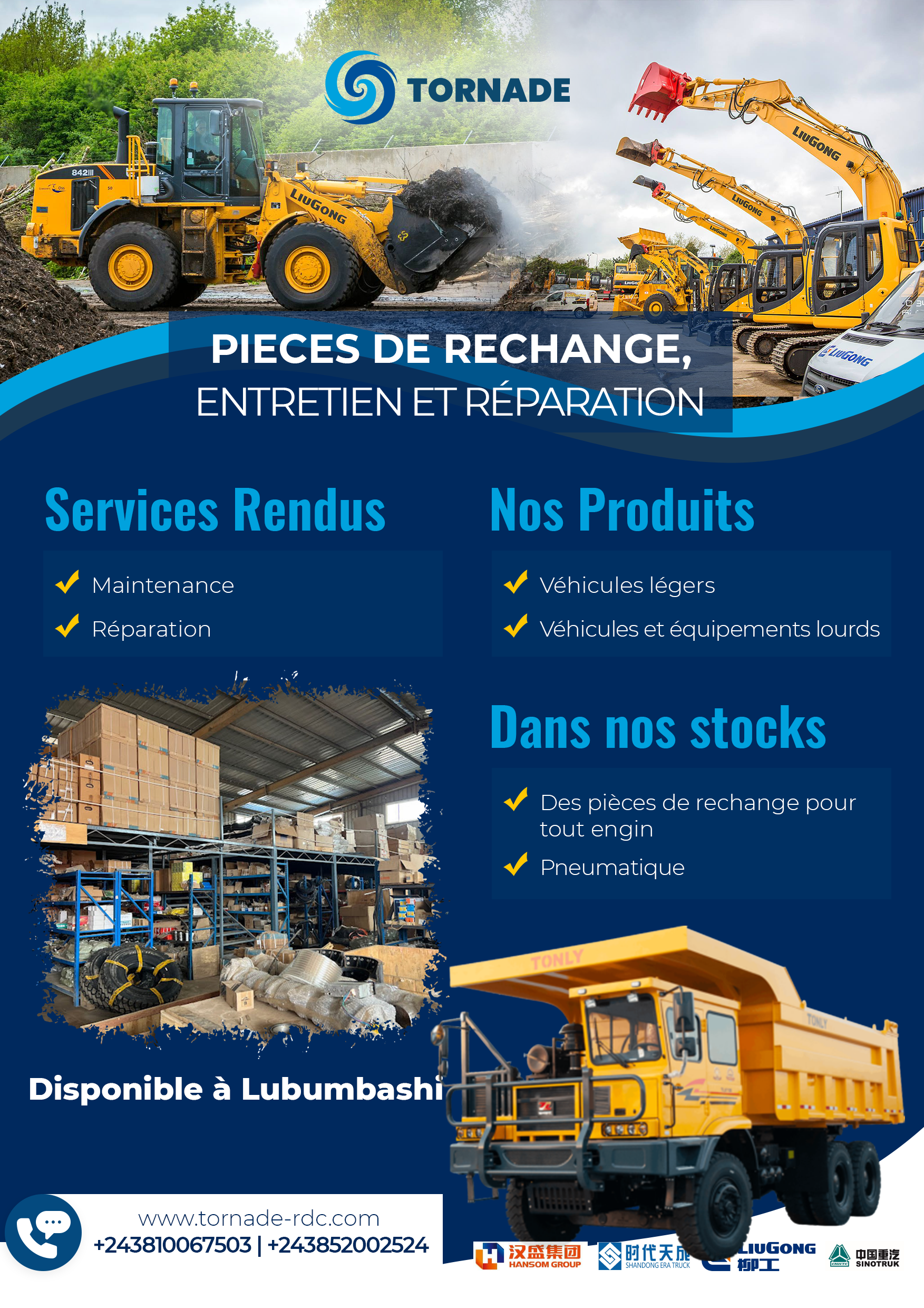 Flyer Tornade RDC - Services Presentations