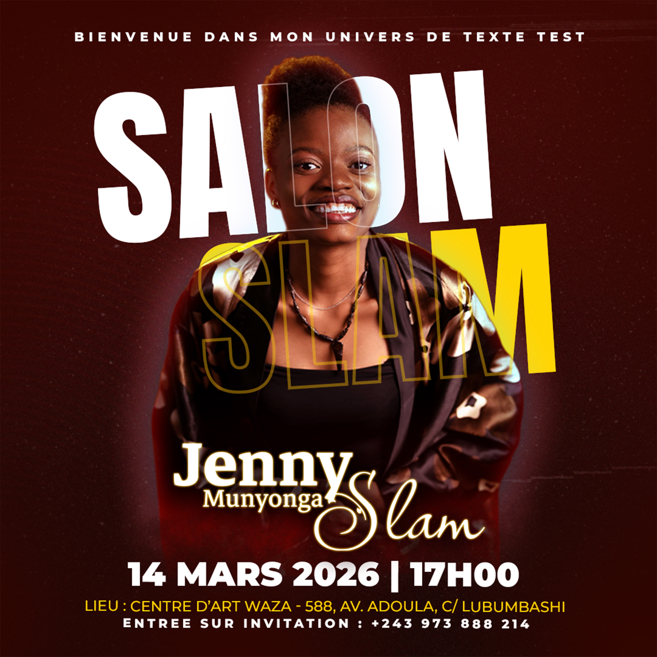 Animation – Promotion du Salon Slam